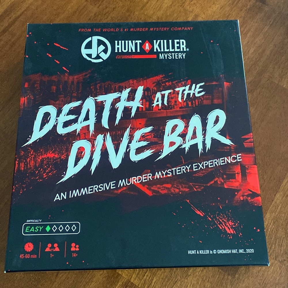 Death at the Dive Bar Murder Mystery Game